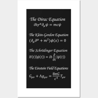 Theoretical Physics Equations Posters and Art